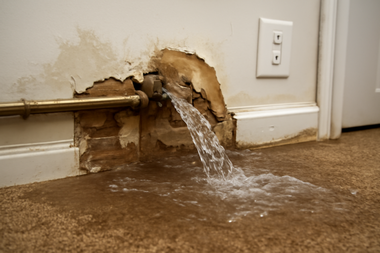 Burst Pipe Water Removal