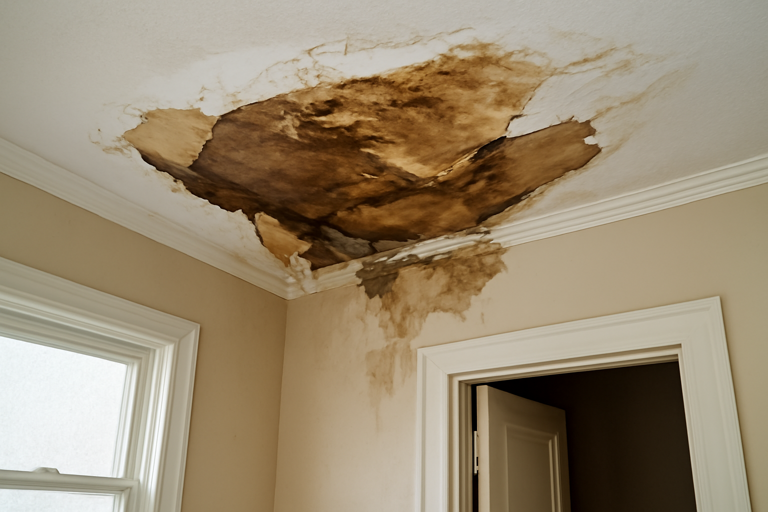Ceiling Drywall Water Damage Restoration in Lutcher, LA