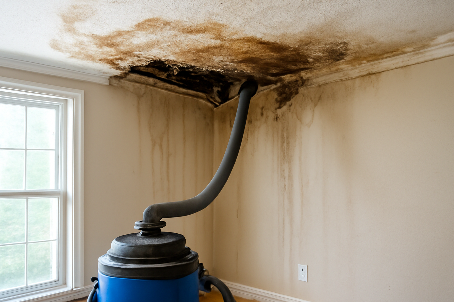 Ceiling Water Extraction in Woodmere, OH