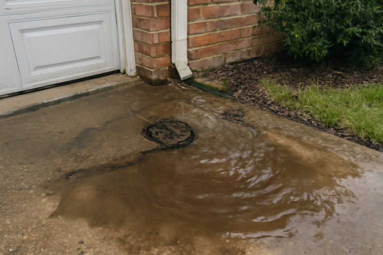 Clogged Drain Water Removal