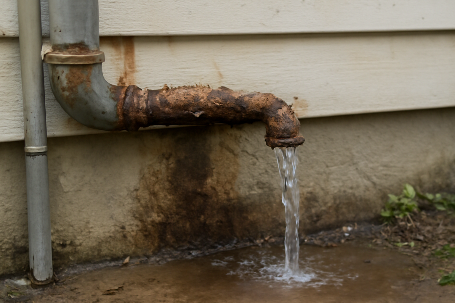 Corroded Pipe Water Removal in Norco, LA