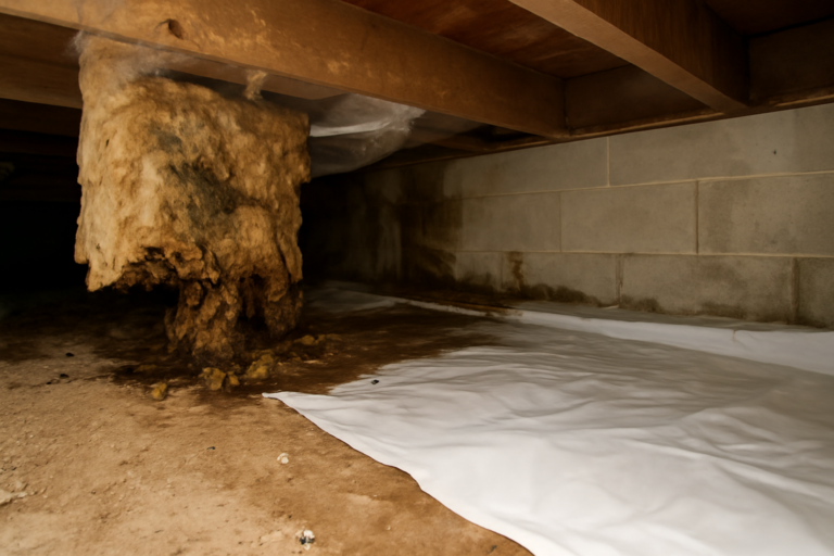 Crawl Space Water Damage Repair