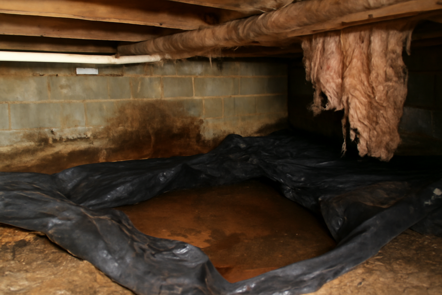 Crawl Space Water Removal in Golden Meadow, LA