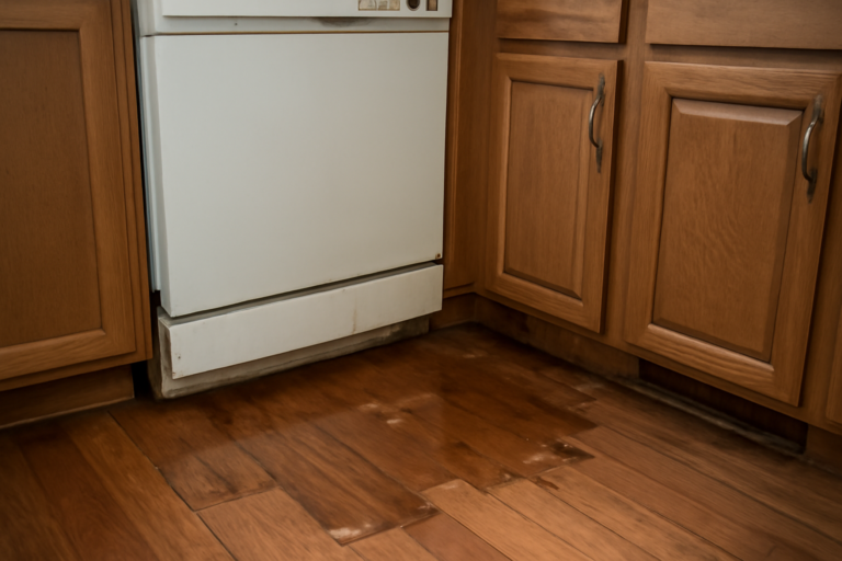 Dishwasher Leak Water Removal