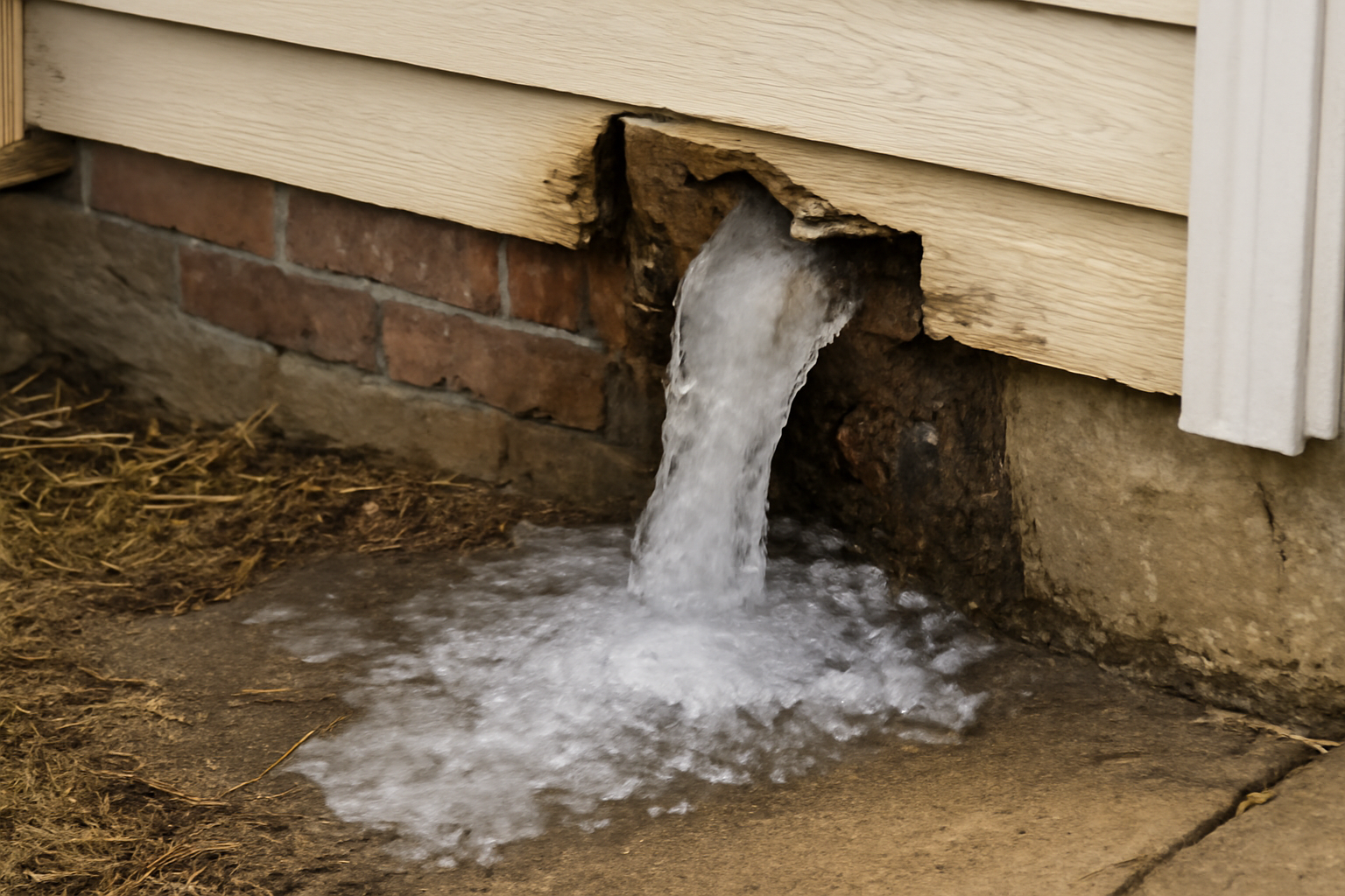 Frozen Pipe Water Removal in Sorrento, LA