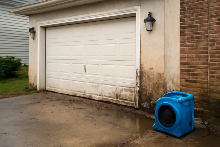 Garage Water Damage Cleanup