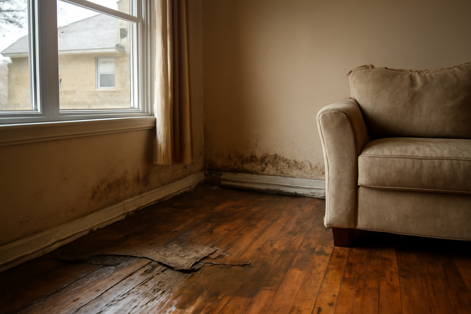 Living Room Water Removal in French Settlement, LA