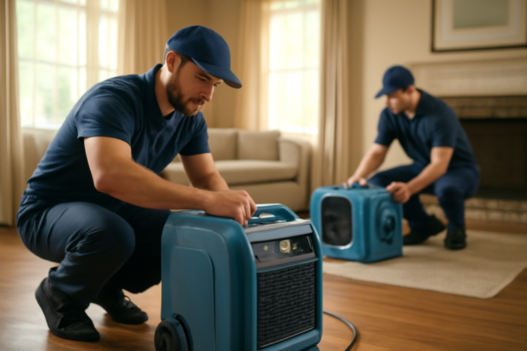 Water damage restoration service