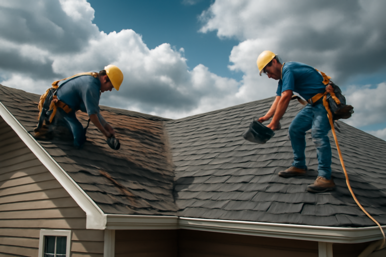 Storm damage repair service