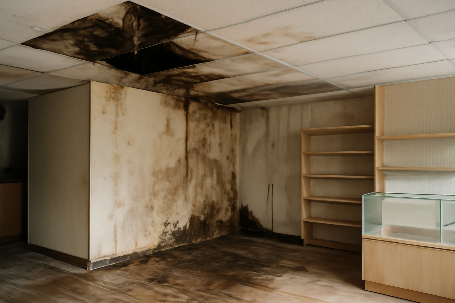 Retail Store Water Damage Restoration in Woodmere, OH