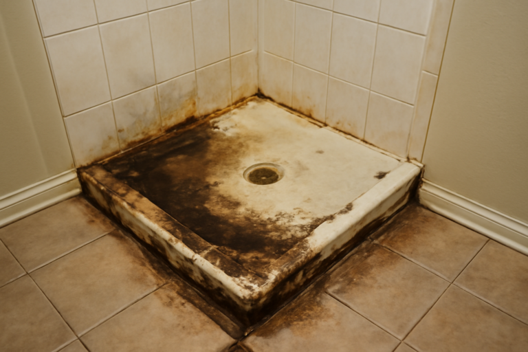 Shower Pan Leak Water Removal